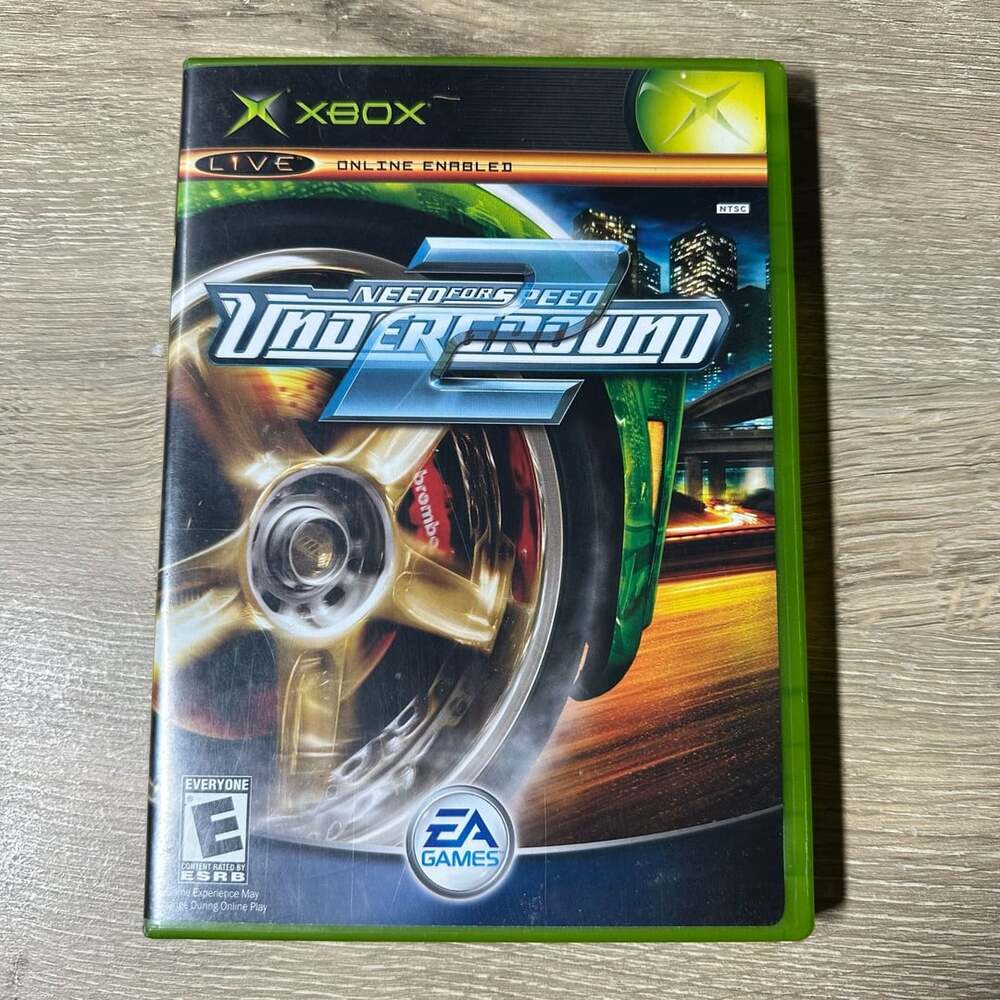 Need For Speed Underground 2 Xbox Electronic Arts Video Game 2004 No Manual